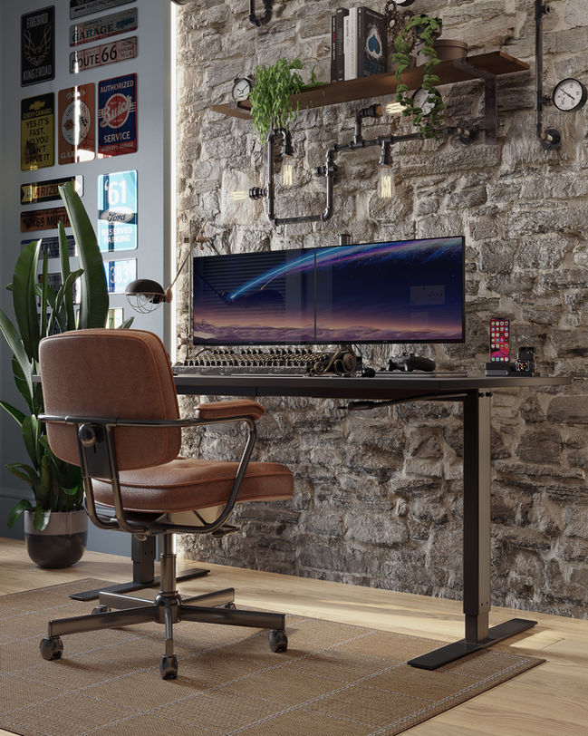 steam punk study home office
