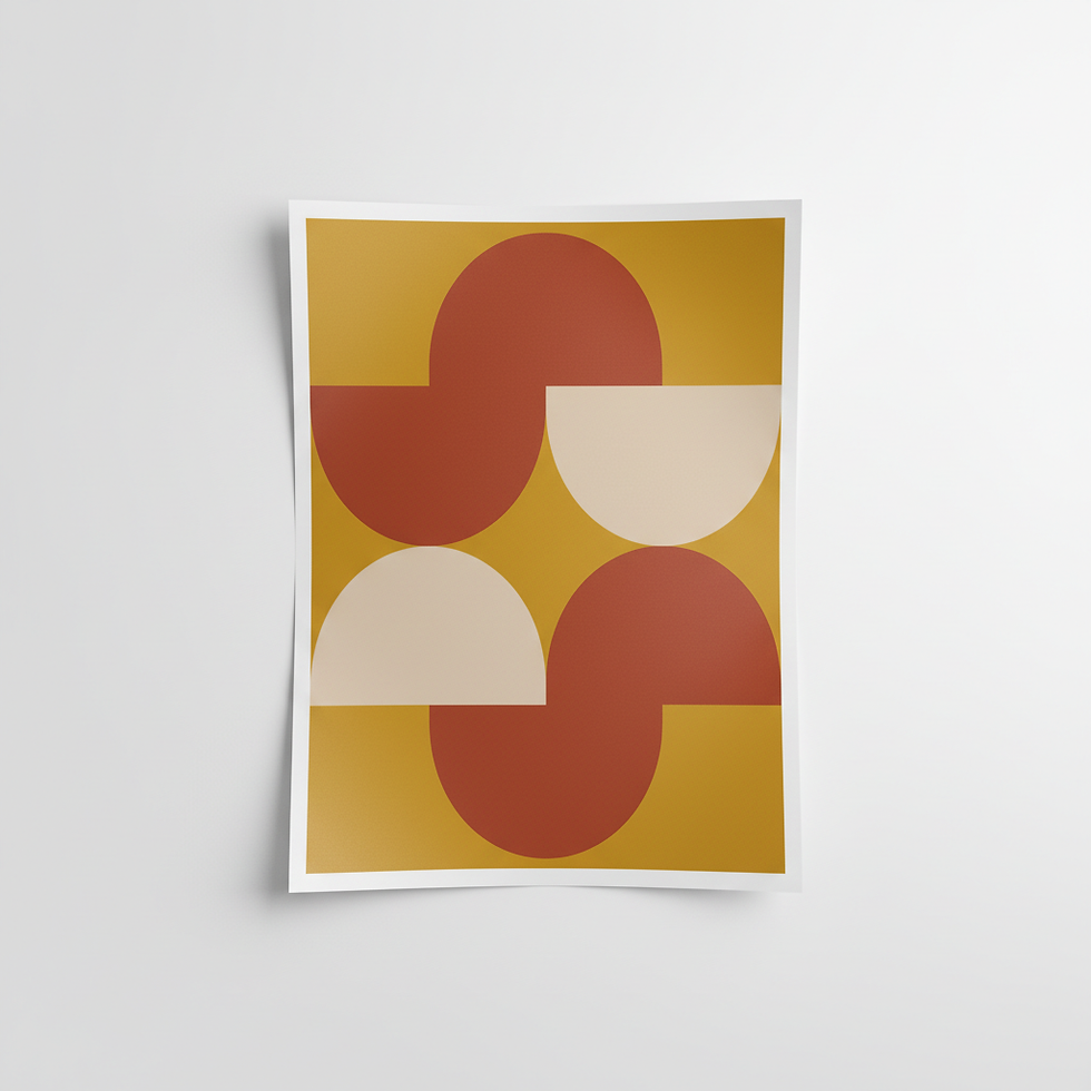 Geometrischer Wanddruck
