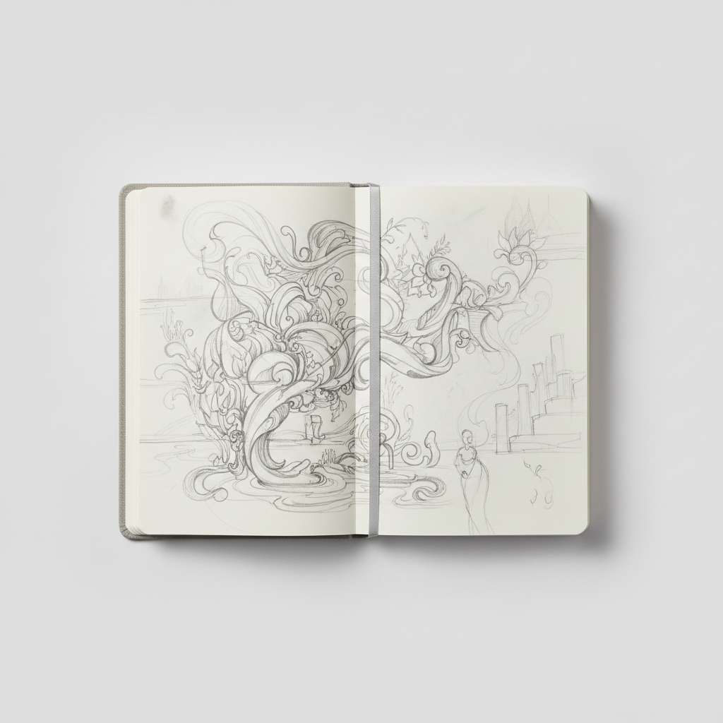 Notizbuch Skizzen