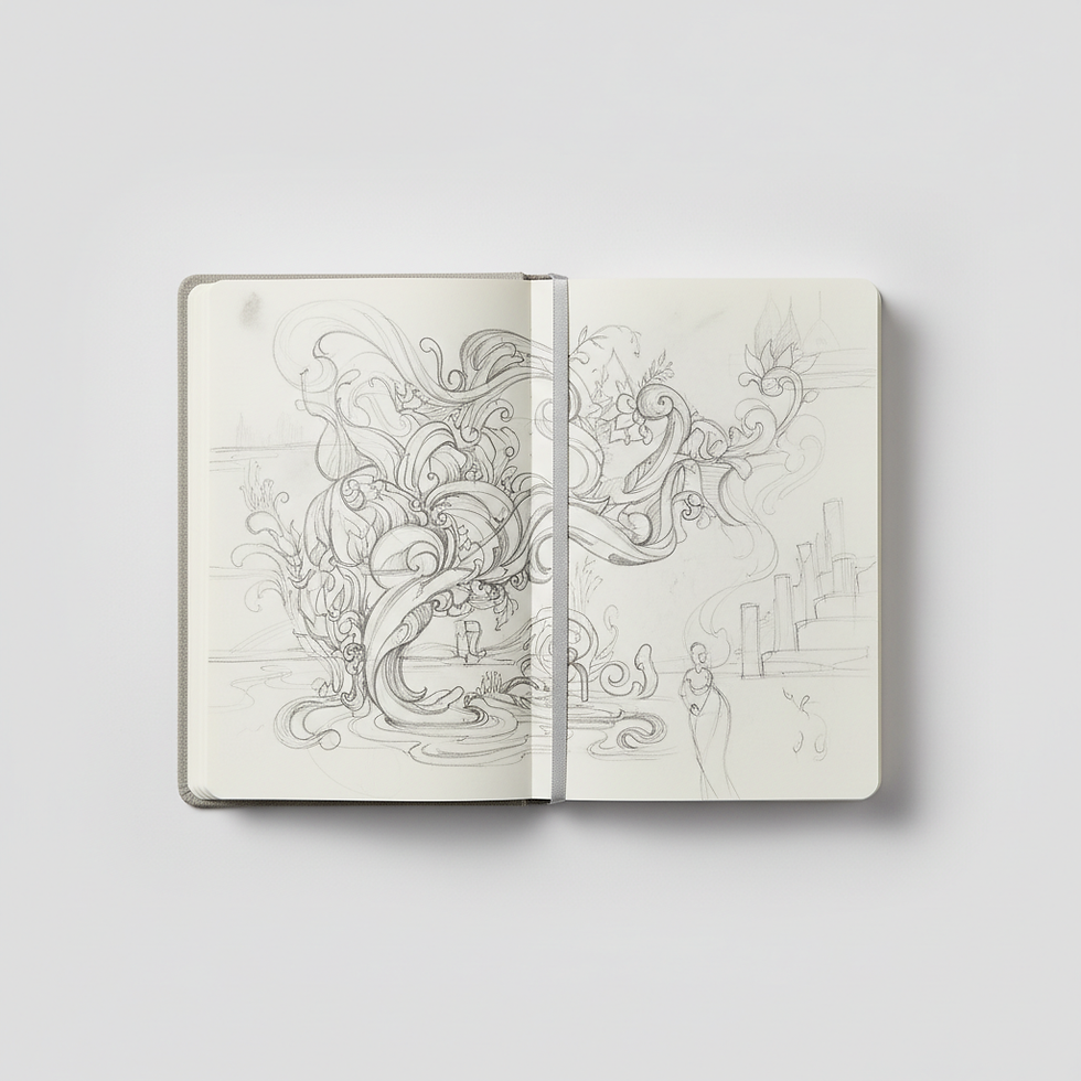 Notizbuch Skizzen