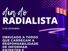 Hoje é Dia do Radialista!