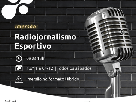 Curso gratuito de radiojornalismo esportivo