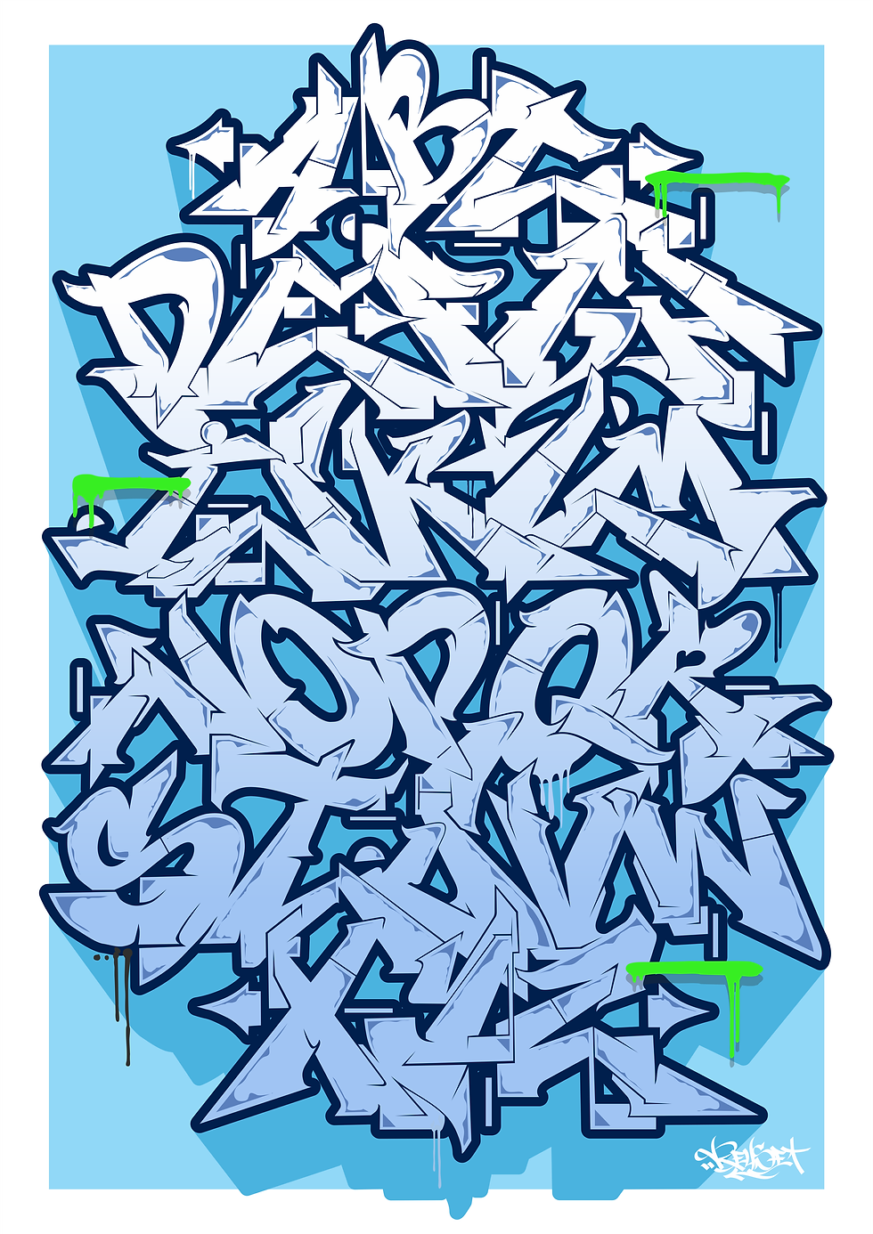 Thumbnail: Graffiti Alphabet Lettering Pack – Pro