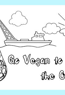 Image of Kids Save the Oceans page