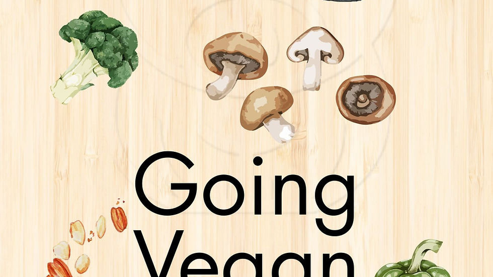 Cover page of Going Vegan The Young Vegan Starter Kit