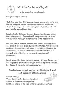 The Young Vegan Going Vegan Starter Kit