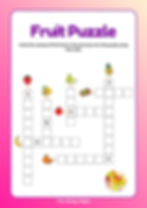 Fruit Word Fit Puzzle