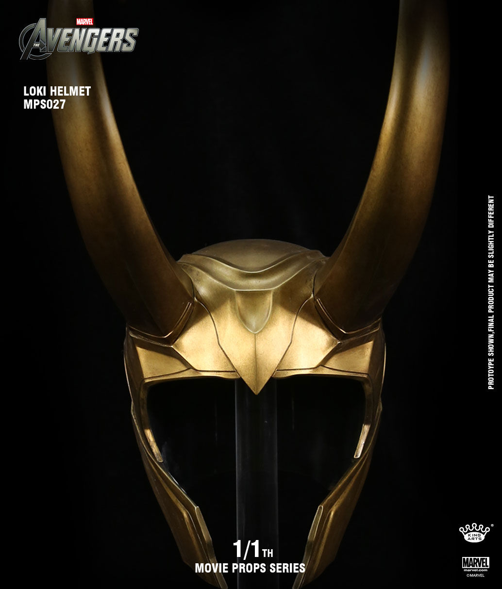 KING ARTS : LOKI HELMET 1/1