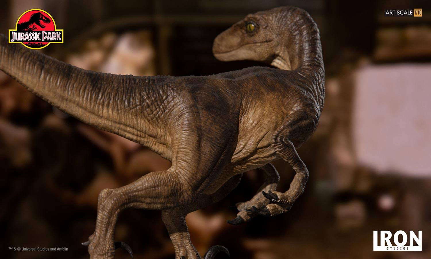 IRON STUDIOS 1/10 : JURASSIC PARK VELOCIRAPTOR