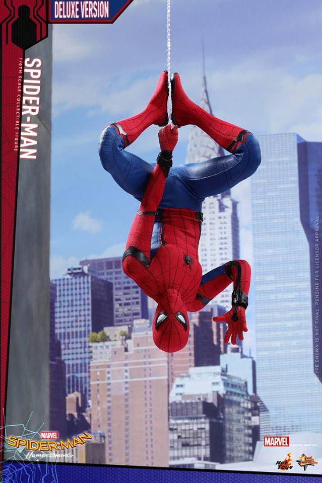 Hot Toys : SPIDER-MAN: HOMECOMING - SPIDER-MAN (DELUXE VERSION)