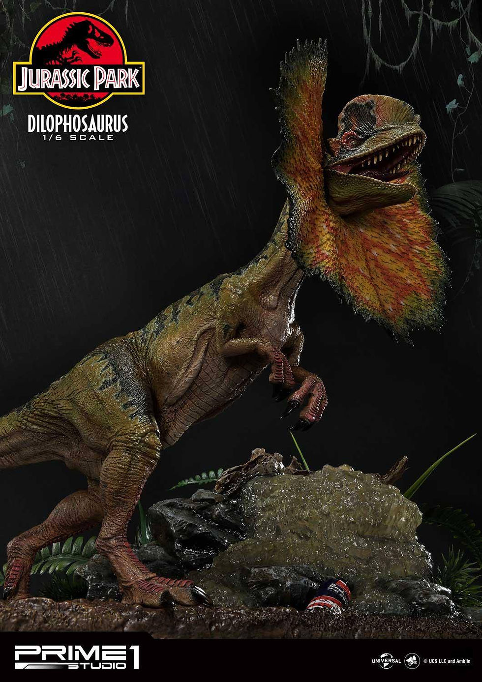 Thumbnail: Prime 1 Studio 1/6 : Dilophosaurus (Jurassic Park)