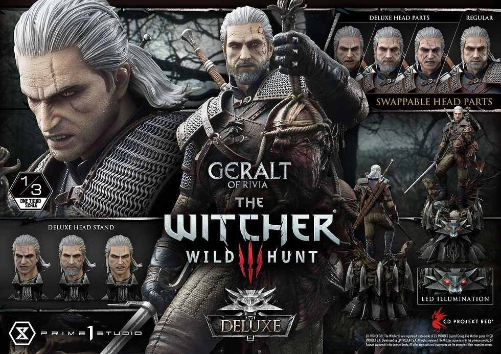 Thumbnail: [9/1/21] Prime 1 Studio 1/3 : Geralt of Rivia DX