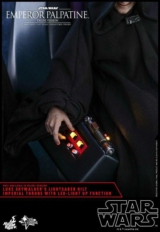 Thumbnail: Hot Toys : STAR WARS: EPISODE VI RETURN OF THE JEDI EMPEROR PALPATINE (DELUXE VE