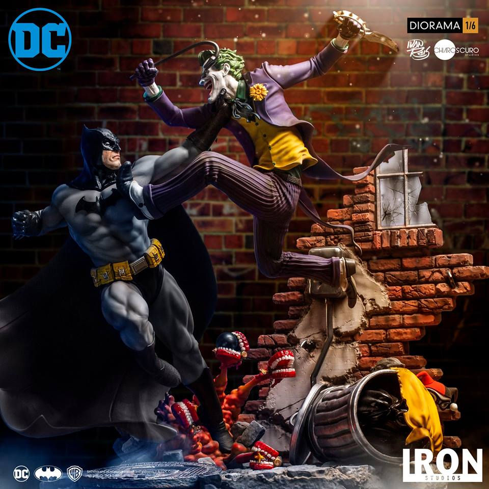 IRON STUDIOS 1/6 : Batman vs The Joker