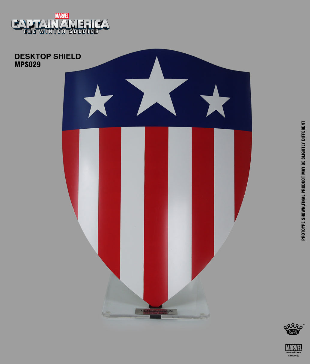 KING ARTS : Triangle Shield Pedestal Style 1/1