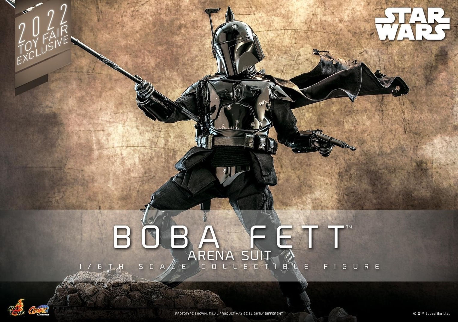HOT TOYS 1/6 TOY FAIR EXCLUSIVE: BOBA FETT™ (ARENA SUIT)
