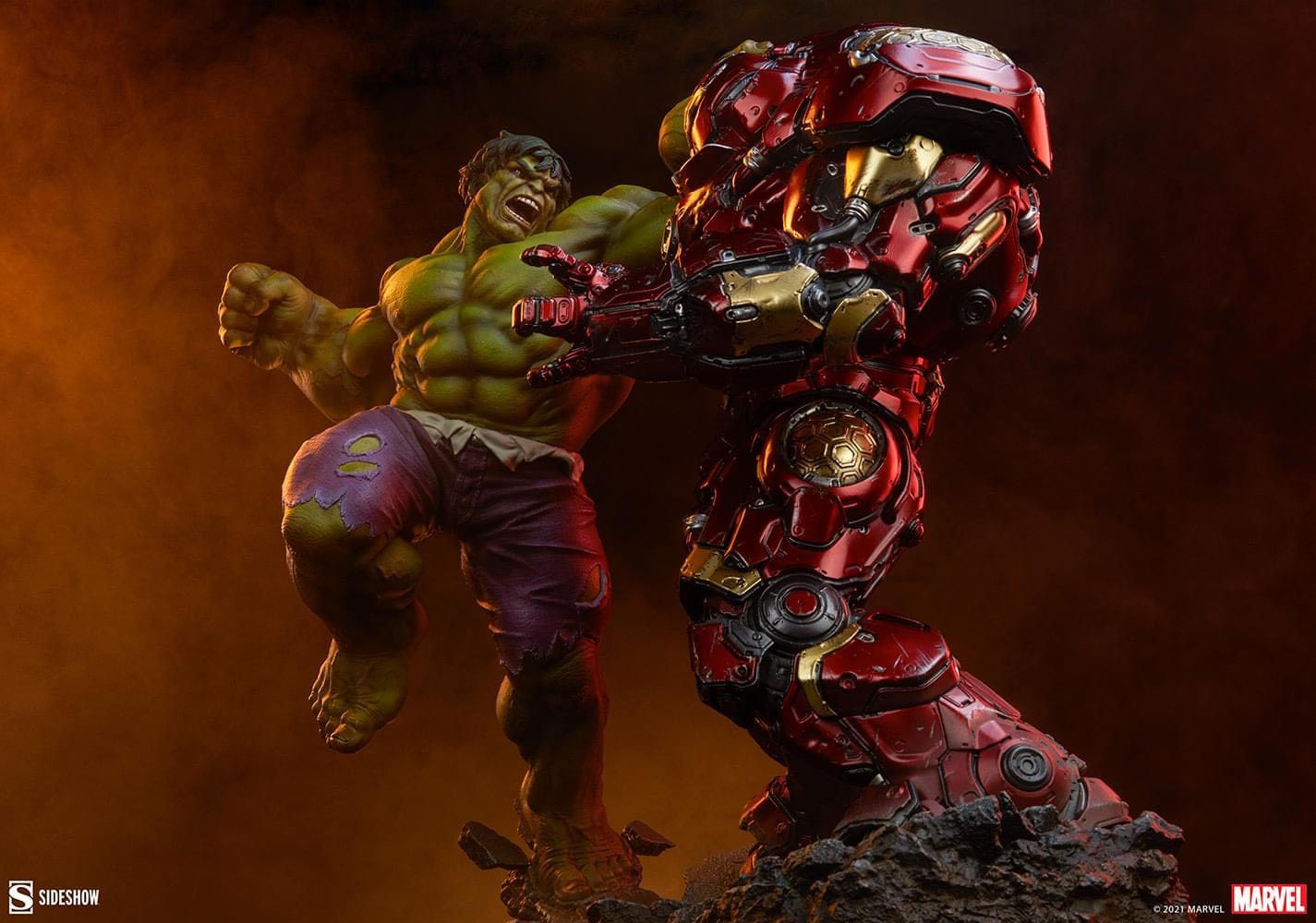 Sideshow : Hulk vs Hulkbuster Maquette