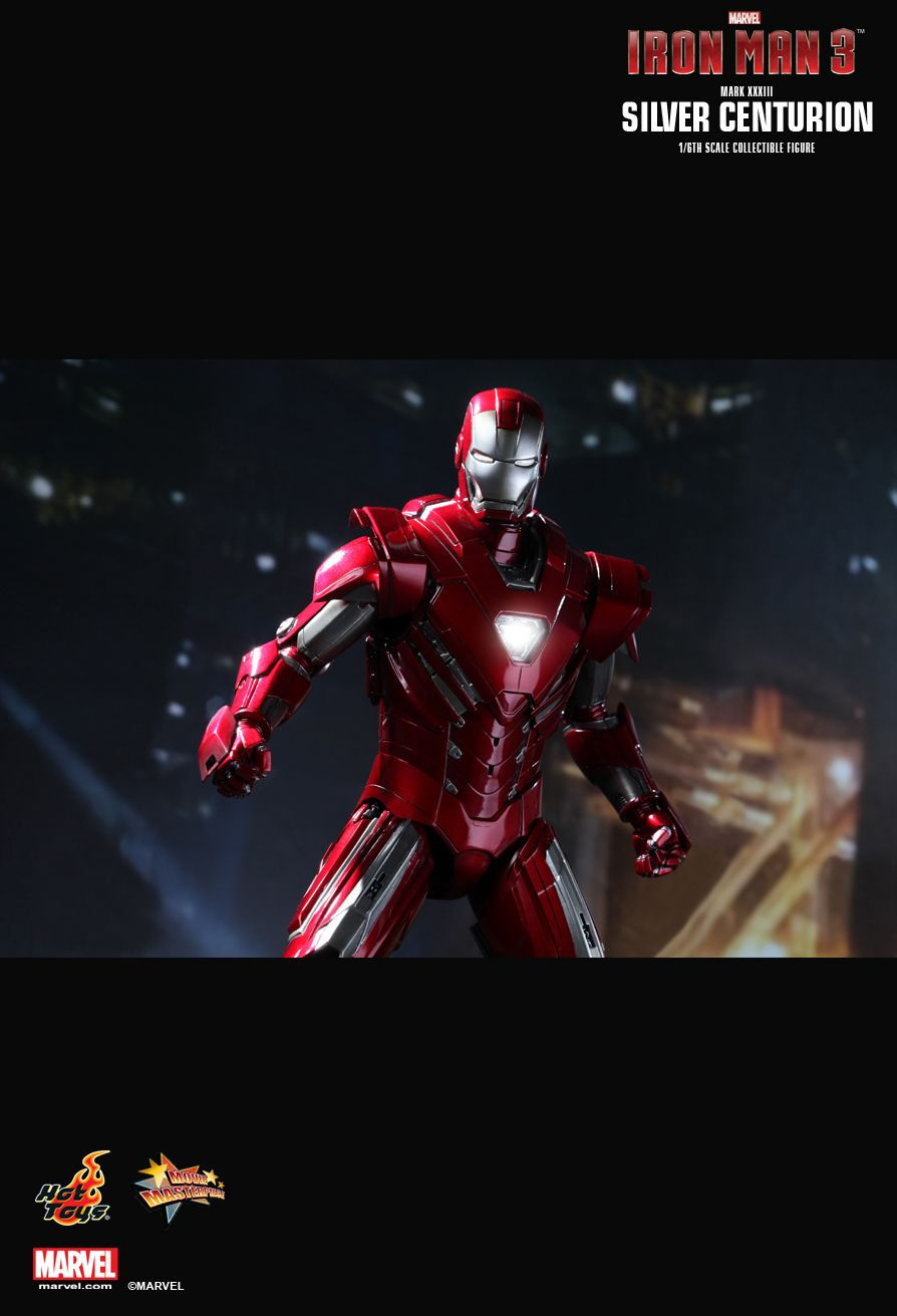 Hot Toys : IRON MAN 3 SILVER CENTURION (MARK 33)