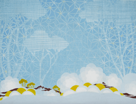 Maija Fiebig's painting: Silver