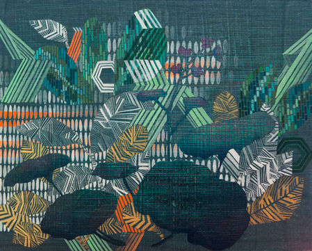 Maija Fiebig painting of Radio Tiger