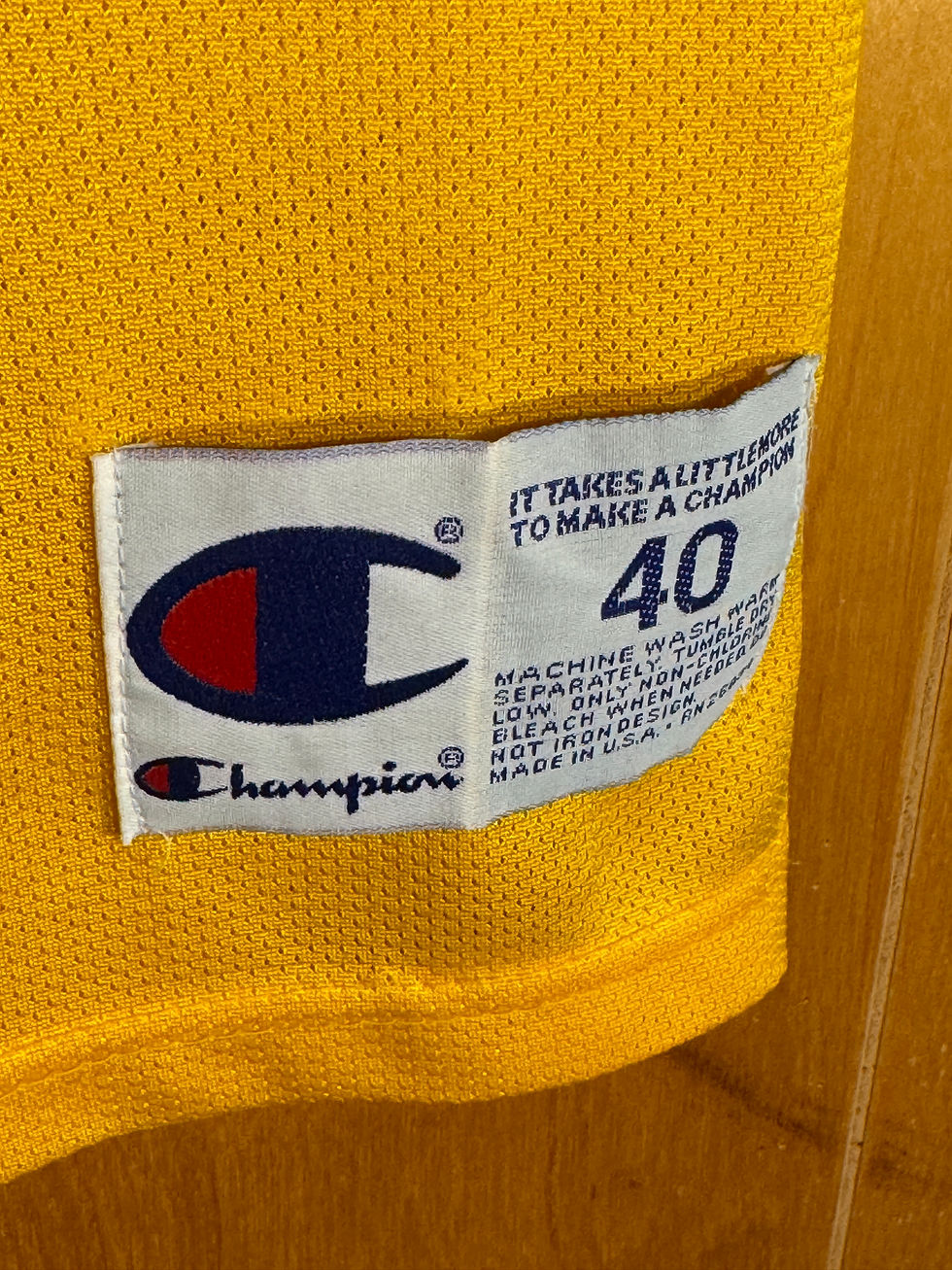 VINTAGE LAKERS CEDRIC CEBALLOS CHAMPION JERSEY MEN'S MEDIUM