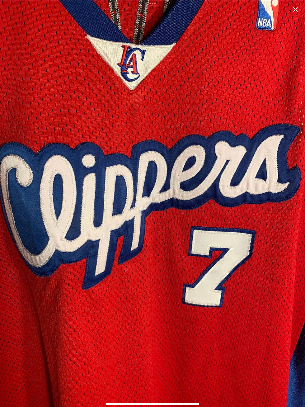 Thumbnail: VINTAGE x LOS ANGELES CLIPPERS x LAMAR ODOM x AUTHENTIC CHAMPION JERSEY x LARGE