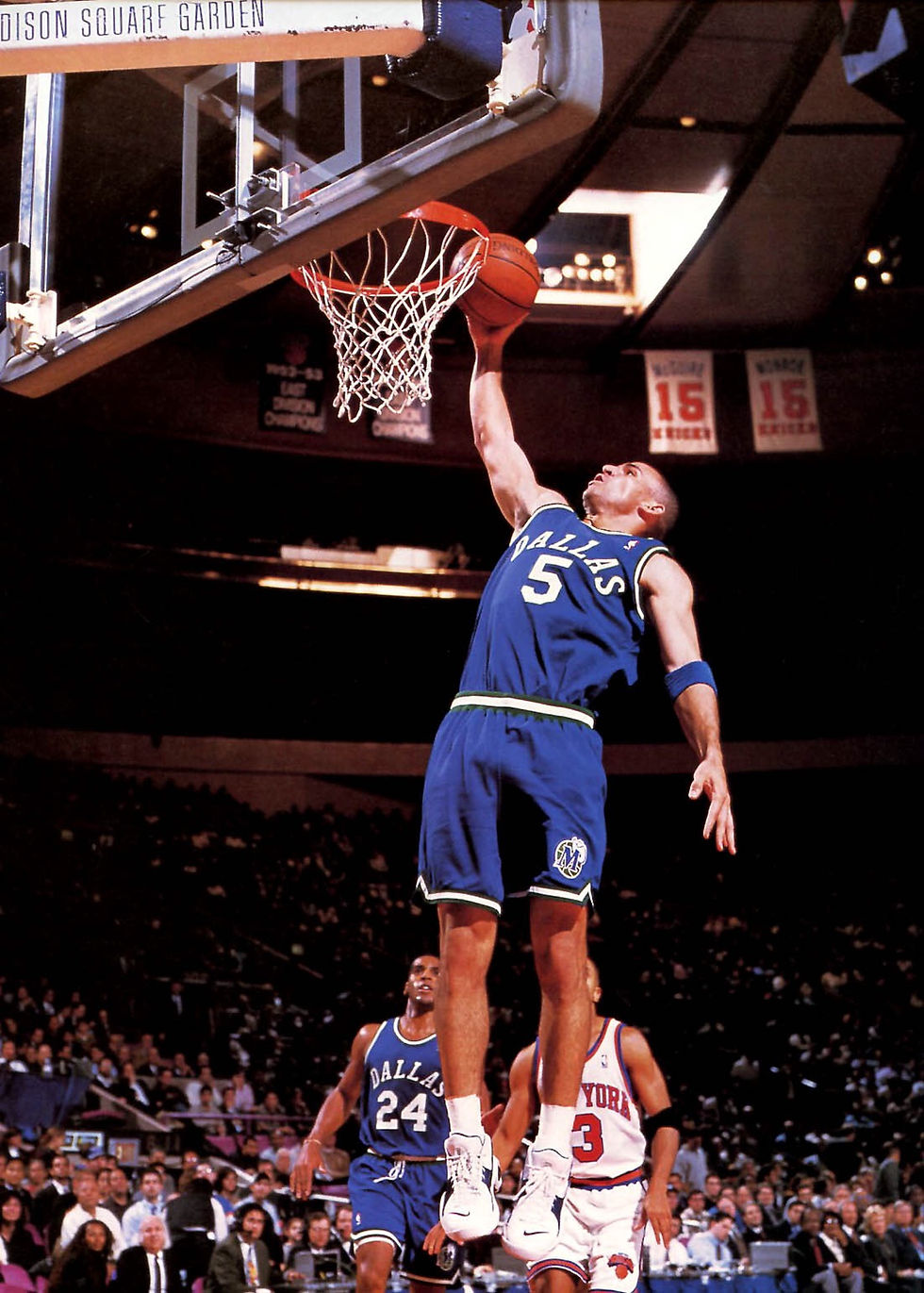 Thumbnail: VINTAGE DALLAS MAVERICKS JASON KIDD CHAMPION JERSEY