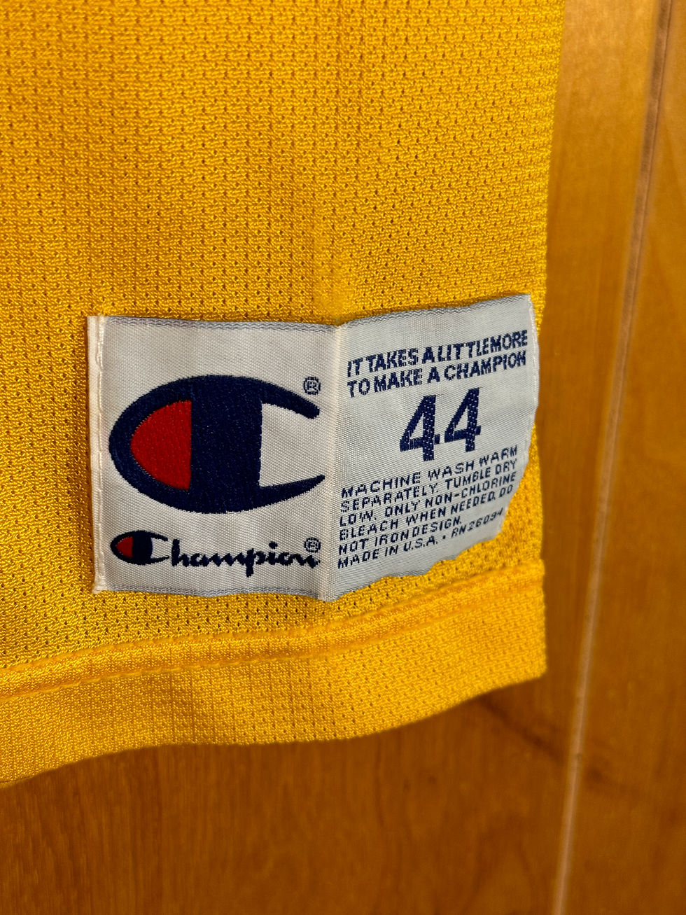Thumbnail: VINTAGE LAKERS CEDRIC CEBALLOS CHAMPION JERSEY SIZE 44