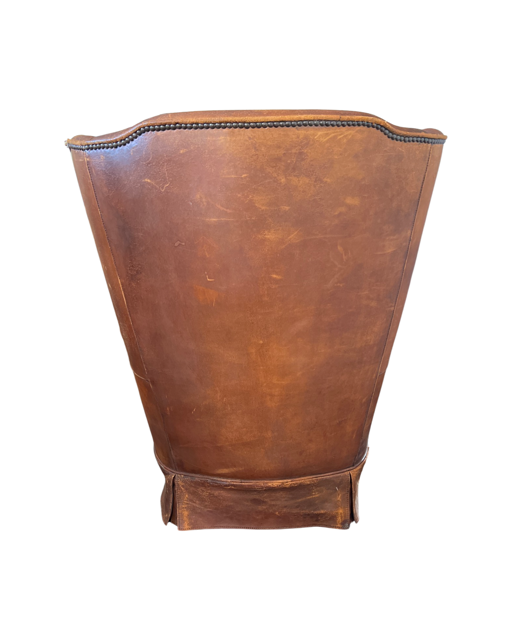 Thumbnail: Vintage French Wingback Club Chair