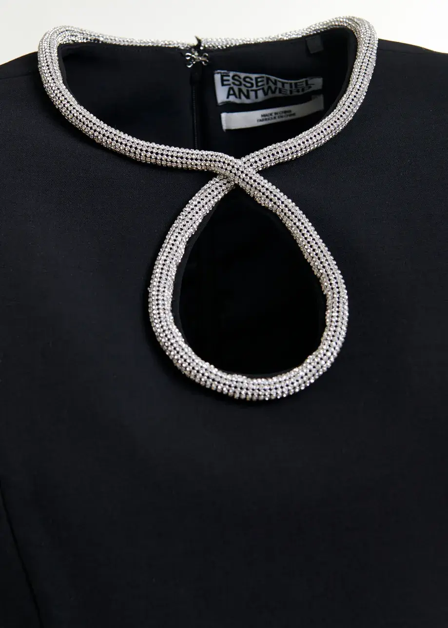 Thumbnail: ESSENTIAL Antwerp-IJingle Black Mini Dress