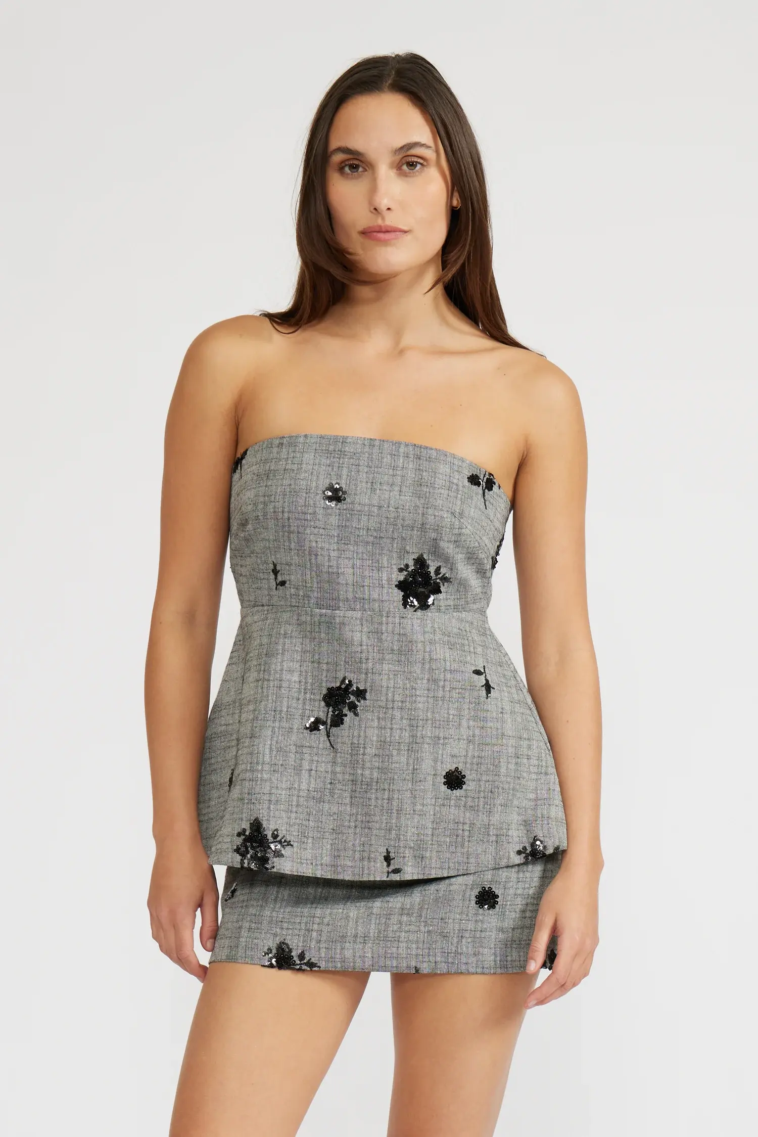 Lucy Paris-Stefania Mini Skirt