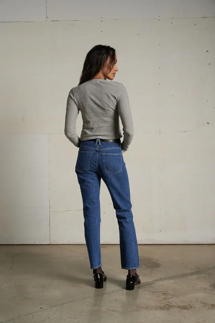 Thumbnail: perfectwhitetee-jamie stripe jersey crewneck