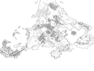 Fell Friday #43 - New world map/map sketch, new monster
