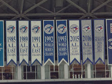Blue Jays Championship Banners