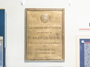 Gardner Dow Field Dedication Plaque Gets a New Home