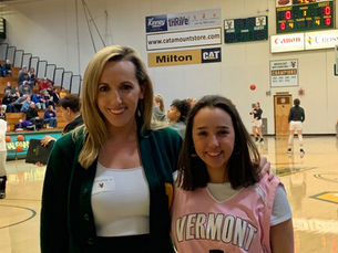 Maddie Ahmadi Loves Vermont Catamount Basketball