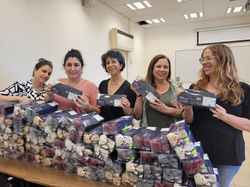 חסדי תומר בפרויקט חדרה לביהס - מתנדבות המרכז האקדמי רופין  1