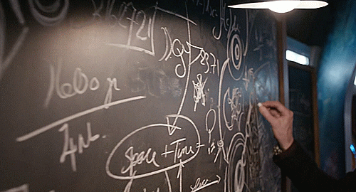 Robot of Sherwood Chalkboard.gif