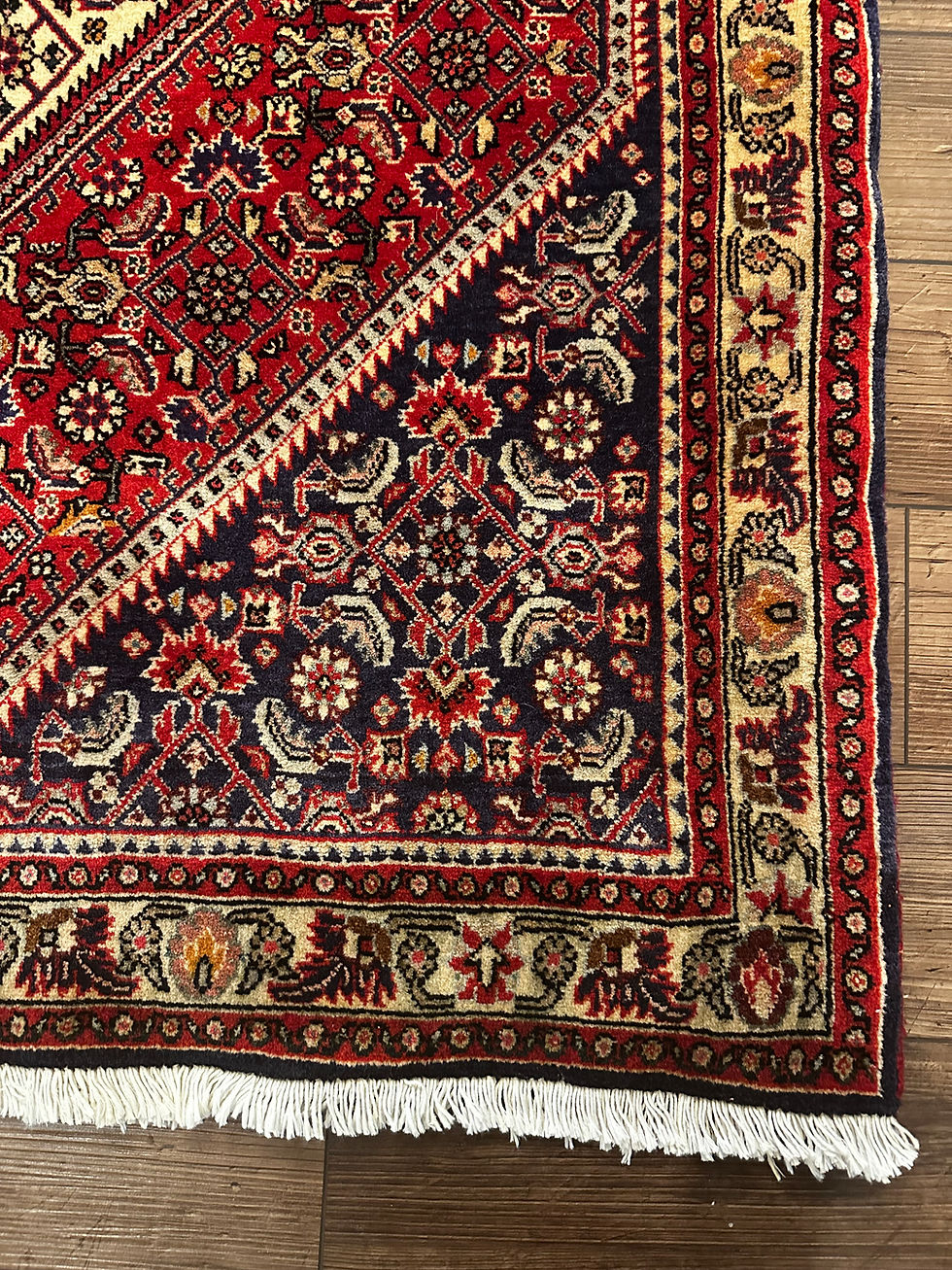 Thumbnail: Handmade New Persian Bidjar Small Accent Rug