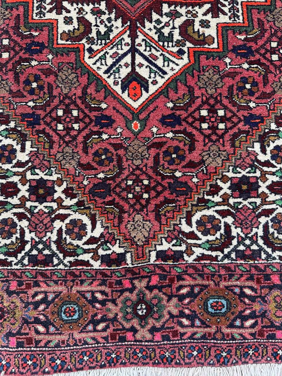 Thumbnail: Handmade Vintage Persian Tabriz Accent Rug