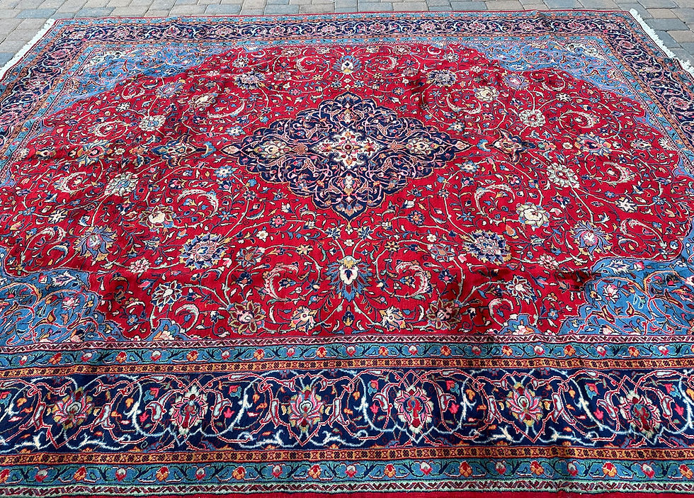 Thumbnail: Handmade Vintage Persian Sarough, Plush Pile, Mint Condition