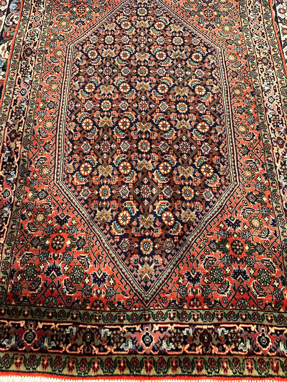 Thumbnail: Vintage Handmade Persian Bidjar Runner