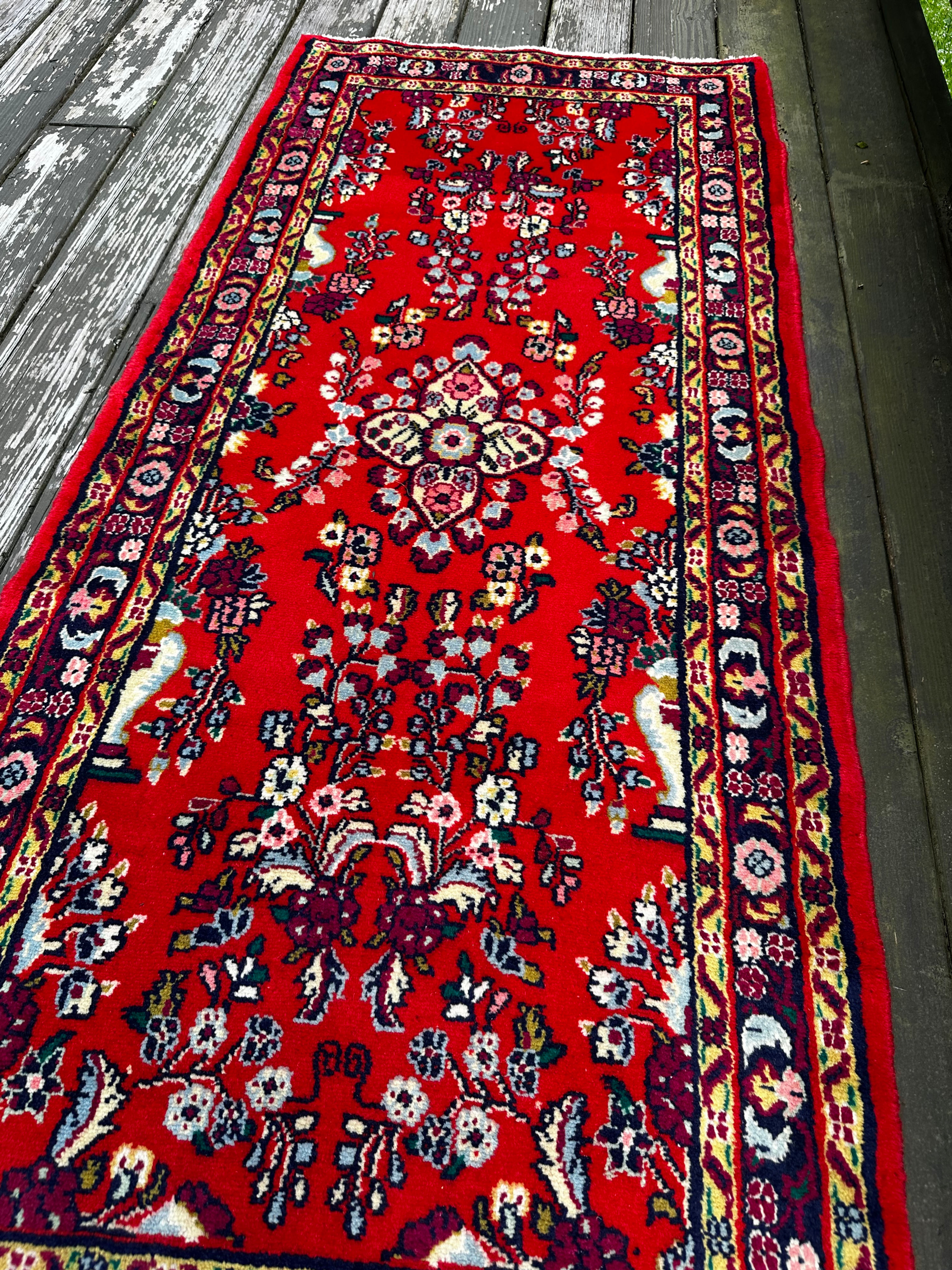 Handmade New Persian Hamedan, Sarough Lilihan Design