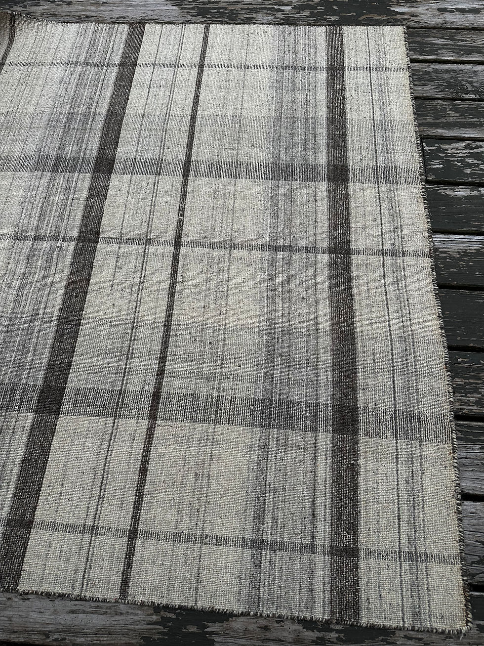Thumbnail: Handmade Indian Drugget Rug, Sturdy Flat Weave