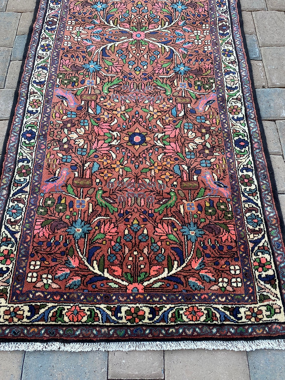 Thumbnail: Persian Hamedan Runner, Sarough Lilihan Design