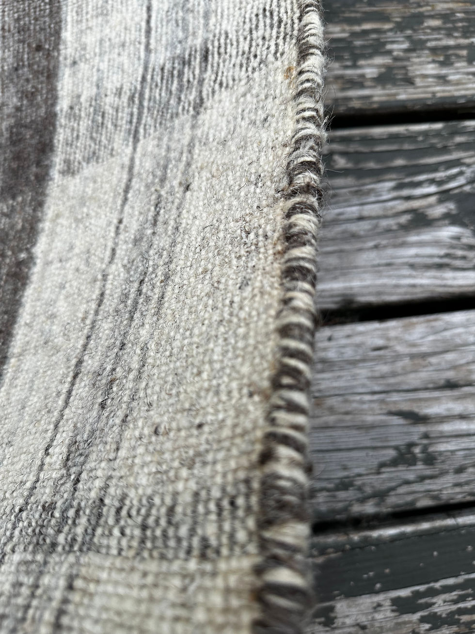 Thumbnail: Handmade Indian Drugget Rug, Sturdy Flat Weave