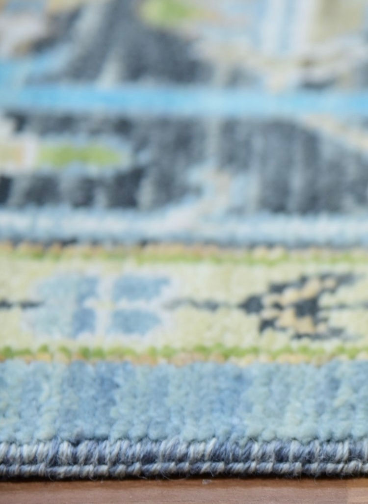 Thumbnail: Handmade Fine Quality New Indian Rug, Persian Heriz Design