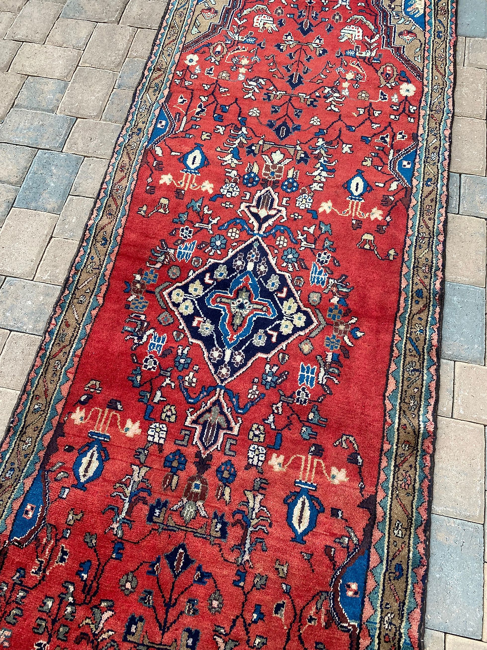 Thumbnail: Persian Hamedan Runner, Minor Imperfectiion