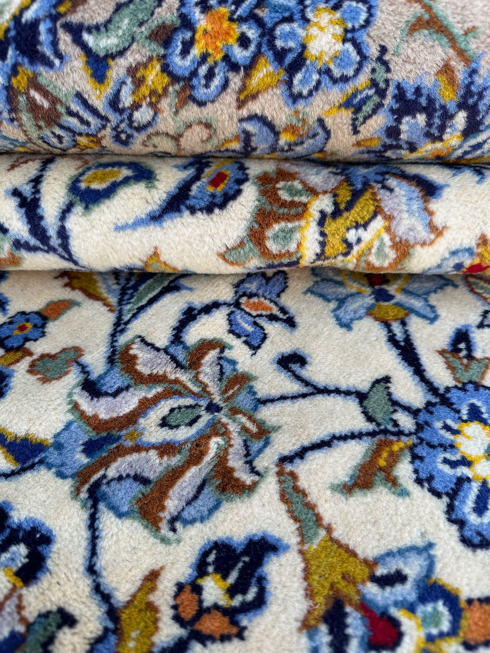Thumbnail: Handmade New Top Quality Persian Kashan, Floral Medallion Design