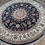 Thumbnail: Brand New Handmade Fine Quality Indian Round Floral Rug, Persian Nain Design